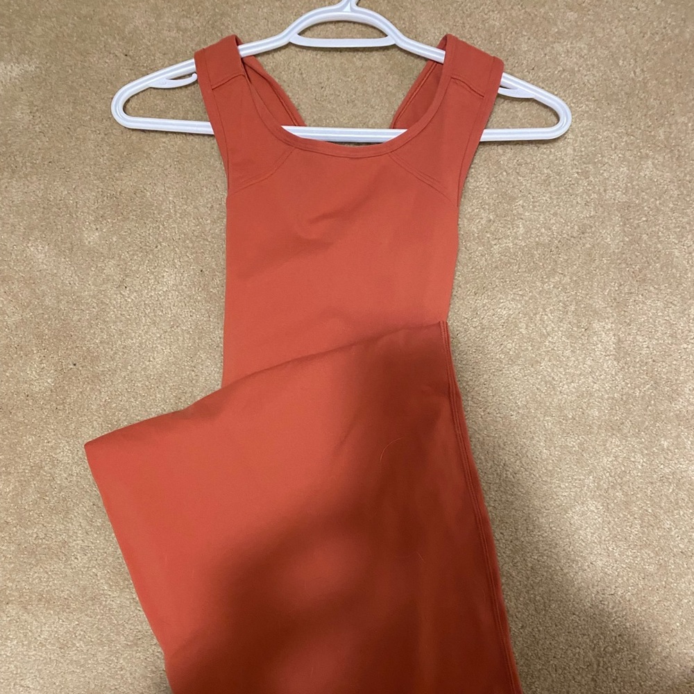 Long Burnt Orange Lululemon Dress